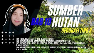 BAB 10  Sumber Hutan Geografi Tingkatan 3 [upl. by Ayek844]