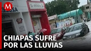 Comitán de Domínguez bajo el agua Pobladores sufren inundaciones y afectaciones a viviendas [upl. by Ahsilat]