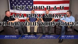 Using Basic Housing Allowance BAH with YOUR VA Home Loan [upl. by Kerr698]