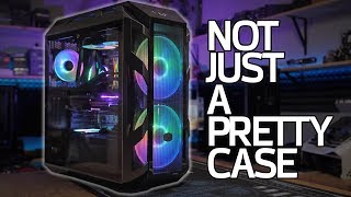 Building a PC in the New Cooler Master H500M vs the H500P [upl. by Alaj43]