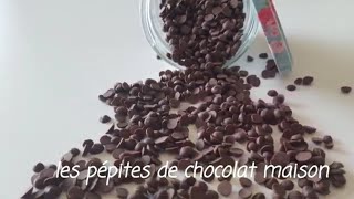 Astuce économique  faire ses pépites de chocolat maison [upl. by Ojiram]