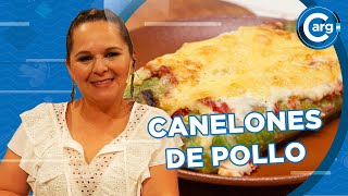 CÓMO HAGO CANELONES DE POLLO Y VERDURA [upl. by Alien]