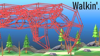 Making a Strandbeest in Poly Bridge 2 [upl. by Emmeram205]