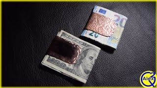 How to make Money Clips from a Copper Pipe  DIY [upl. by Fedora728]