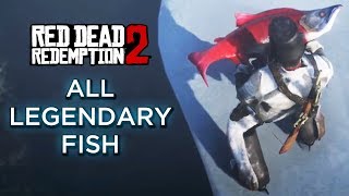 Red Dead Redemption 2  All Legendary Fish amp Fisher of Fish mission [upl. by Danette970]