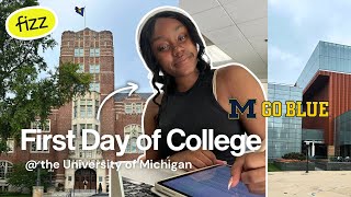 First Day of College 2024  Sophomore  the University of Michigan UMICH [upl. by Narik]