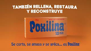 Poxilina Se corta se amasa y se aplica [upl. by Tnert]