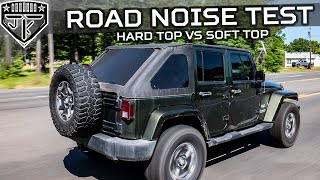 SOFT TOP vs HARD TOP  Road amp Wind noise comparison [upl. by Aeki872]