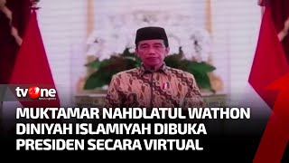 Presiden Jokowi Buka Pelaksanaan Muktamar Ke1 NWDI di Lombok Timur Secara Virtual  Kabar Siang [upl. by Namara]