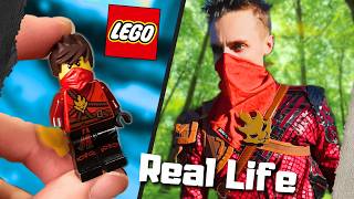 I Built a Epic Real Life LEGO Ninjago Kai Ninja Suit [upl. by Borchers915]