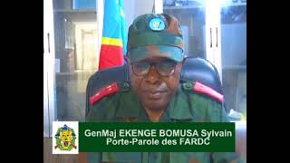 communiqué de presse des FARDC [upl. by Znerol]