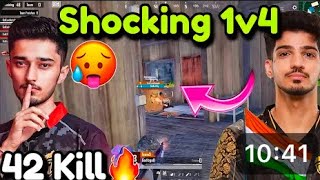 🇮🇳ZGOD ADMINO Shocking 1v4 🥵Kills Domination🔥🔥jonathangaming [upl. by Marsha]