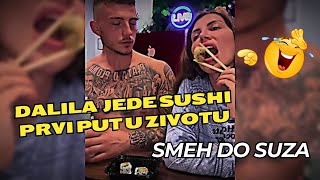 Dalila I Marko Isprobavaju Sushi [upl. by Seidnac393]