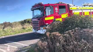 Dorset amp Wiltshire Fire and Rescue Scania P280 at Hengistbury Head part 1 [upl. by Ted]