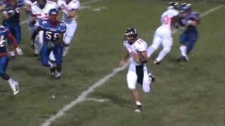 Utica QB Connor Hinebaugh keeps ball picks up six yards vs Cousino [upl. by Rik199]