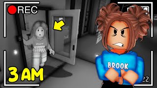 I Caught My SISTER SNEAKING OUT At 3AM In Roblox Snapchat [upl. by Hyozo]