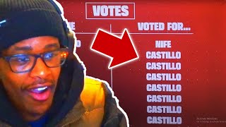 sidemen inside Ep5 everyone voted for Castillo REACTION [upl. by Oisorbma]