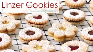 Linzer Cookies Recipe [upl. by Airitak]