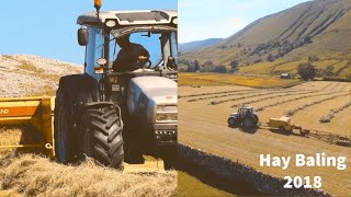 Bailing little hay bales  Hurlimann New holland and Zetor [upl. by Teresita]