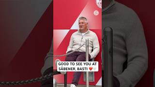 A special guest at Säbener 🥰 FCBayern MiaSanMia [upl. by Aydiv290]