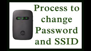 Process to change JioFi password and SSID name  जिओ फाई का पासवर्ड कैसे चेंज करे [upl. by Jenica]