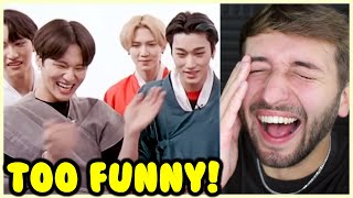 the actual funniest things ATEEZ has ever done Reaction [upl. by Winnifred224]