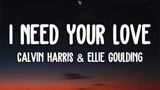 Calvin Harris amp Ellie Goulding  I Need Your Love Lyrics [upl. by Aehr]