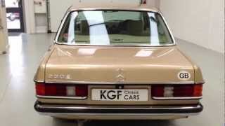 A Classic MercedesBenz W123 230E with a Complete History File from New  SOLD [upl. by Honna267]