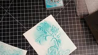 Standard embossing folder vs Tim Holtz 3D embossing folder [upl. by Ezalb367]