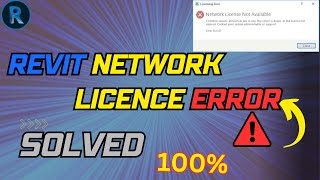 How to Solve Revit Network Licence Error revit [upl. by Asirret]