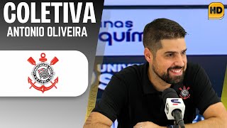 COLETIVA ANTÃ”NIO OLIVEIRA  NOVO TÃ‰CNICO DO CORINTHIANS [upl. by Meta]