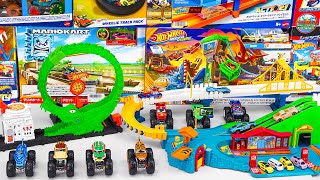 95 Minutes Hot Wheels Collection Unboxing Review ASMR 🐊Hot Wheels Gator Loop Attack Playset [upl. by Aurita752]