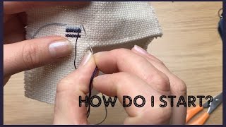 Starting and Finishing your Cross Stitch [upl. by Rivers935]