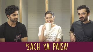 Sach Ya Paisa With Ahad Raza Mir Hamza Ali Abbasi and Hania Aamir  Parwaaz Hai Junoon  ShowSha [upl. by Saile]