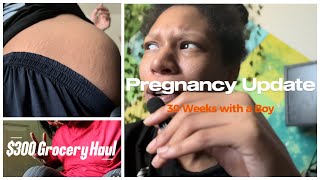 Journey to 5 under 5 30 Weeks Pregnancy Update  300 Walmart Grocery Haul for 6  PR Unboxing [upl. by Moritz]