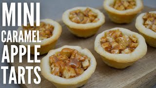 Easy caramel apple tartlet recipe  favourite fall recipes 2021 [upl. by Llovera808]