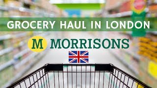 Grocery shopping tour in London Morrisons [upl. by Hudson]