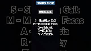 Parkinson Disease Mnemonics 💯 [upl. by Beauvais]