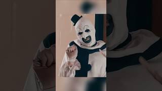 Art The Clown and The Little Pale Girl Surprise Jonathan  Terrifier 2 [upl. by Ailana699]