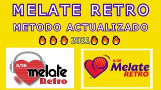 Gana el MELATE RETRO 2021 Método de la operación [upl. by Imarej]