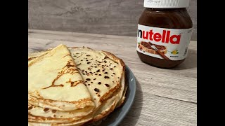 Recette facile de crêpes au sucre  Dessert simple et délicieux [upl. by Tartan]