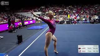 Alabama gymnast Chloe LaCoursiere on floor vs Arkansas [upl. by Brooks759]