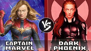 Dark Phoenix vs Captain Marvel [upl. by Gahan363]