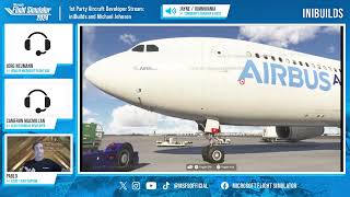 1st Party Aircraft Developer Stream  Mike Johnson iniBuilds [upl. by Anisor]