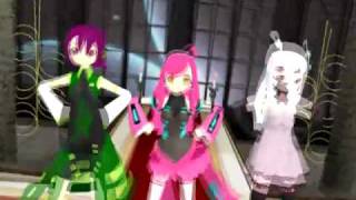 MMD NEWCOMER  Sakuwatari Chiyo Ishimaru and White  Libera me download [upl. by Leal435]