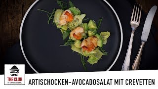 Artischocken Avocadosalat mit Crevetten  theclubch  Rezept 153 [upl. by Alo]