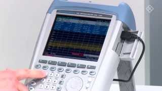 Precise pulse measurements using the RampS FSHZVH handheld spectrum analyzer [upl. by Analle90]