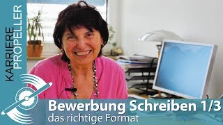 Bewerbung Schreiben 13 richtiges Format [upl. by Volding]