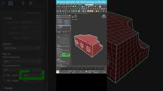 Achieving Perfect Topology After Boolean Operations in 3ds Max shorts 3dsmax [upl. by Gerlac]