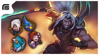 JOGUEI O NOVO MODO ODISSEIA DE YASUO E JINX DER758 [upl. by Kaleena401]